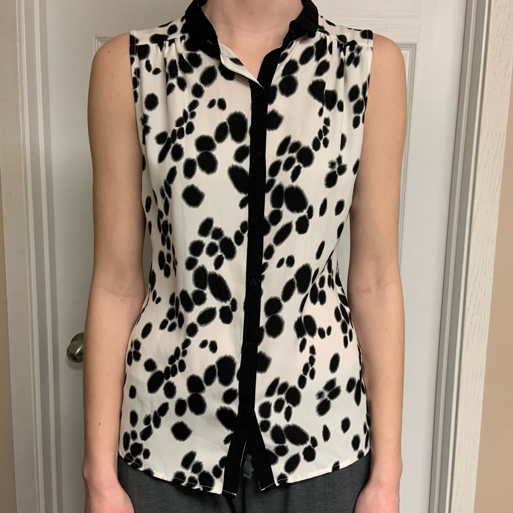 Worthington button up tank top
